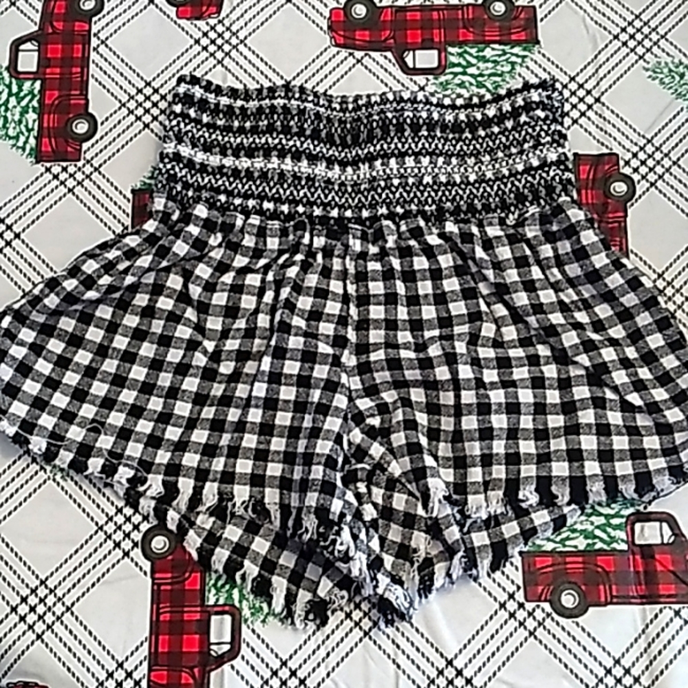 High wasted short shorts.
